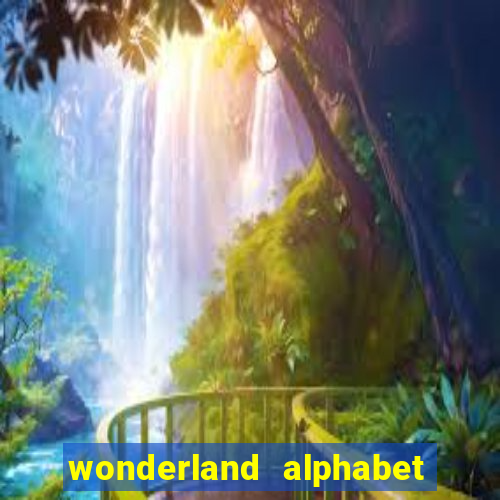 wonderland alphabet comic studio